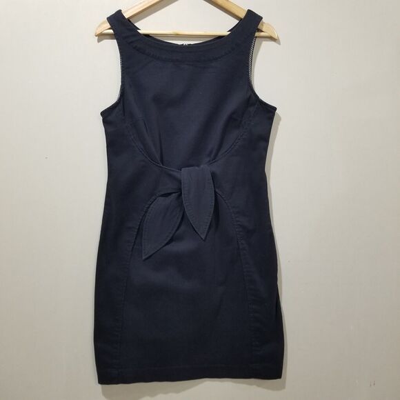 Anthropologie Dress 10 HOLDING HORSES Clara Tie Front Sleeveless Sheath - Picture 4 of 10